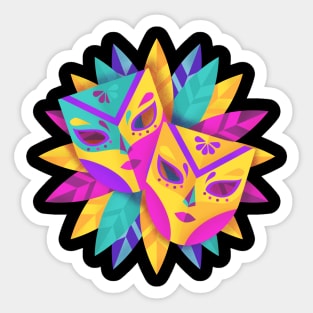 Mardi Gras Sticker